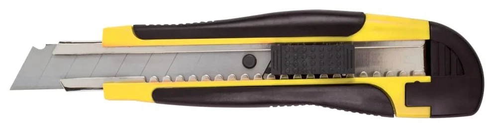 Cutter knife 18 mm, with blade fixator