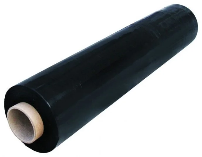 Stretch wrap 50cm/200m/17mkr, black