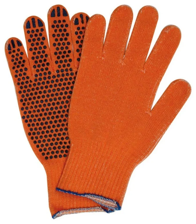 Dotted knit work gloves , JOBI
