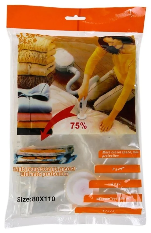 Vacuum bag for clothes 80x110 cm