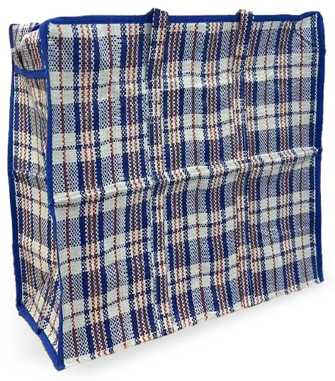 Plaid plastic bag 48x44x20 cm, with zipper